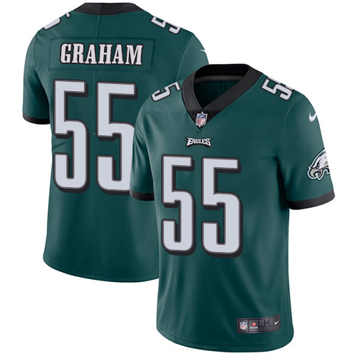 Nike Eagles #55 Brandon Graham Midnight Green Team Color Youth Stitched NFL Vapor Untouchable Limited Jersey